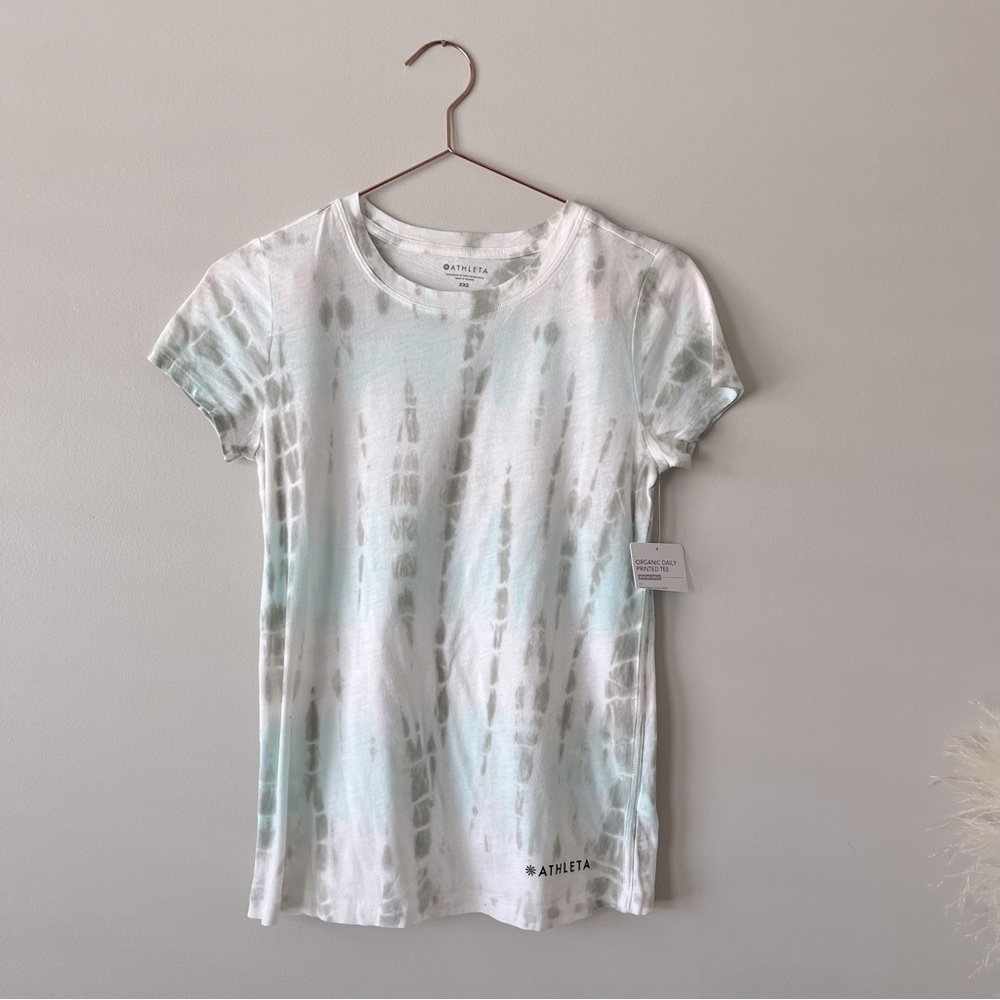 Athleta Organice Daily Printed Short Sleeve T Shirt